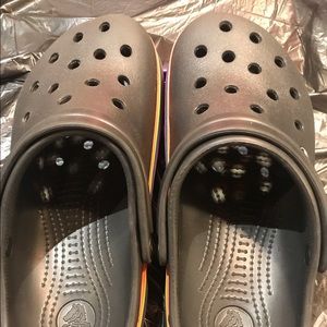 Rainbow crocs